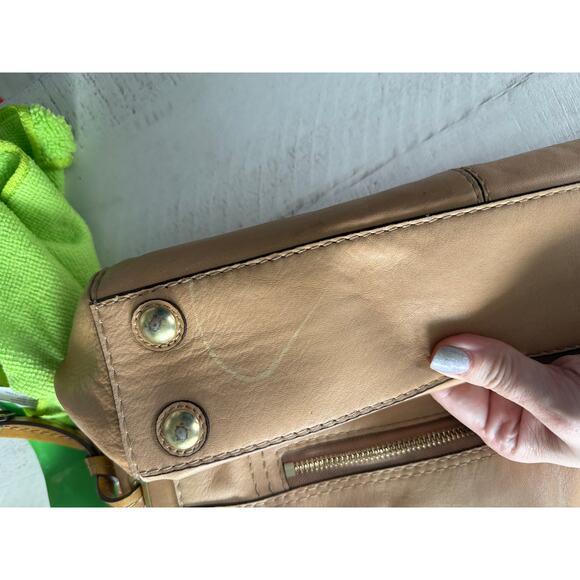 Coach Peyton Leather Satchel - Picture 7 of 12